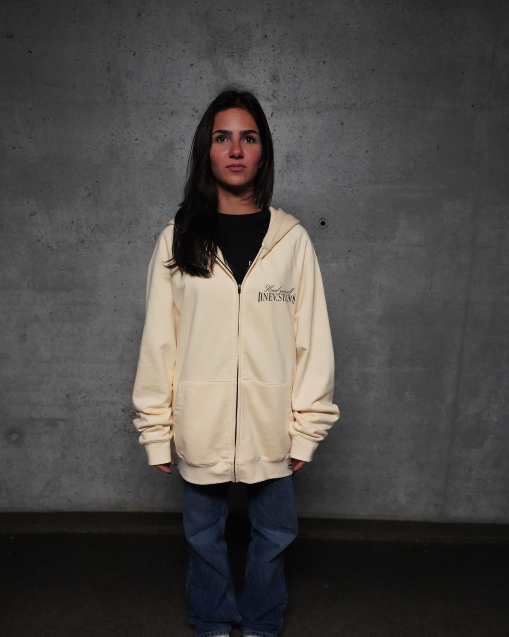 Heal yourself or I will - Full-Zip Hoodie