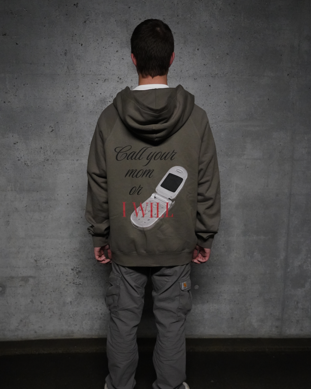 Call your mom or I will - Full-Zip Hoodie