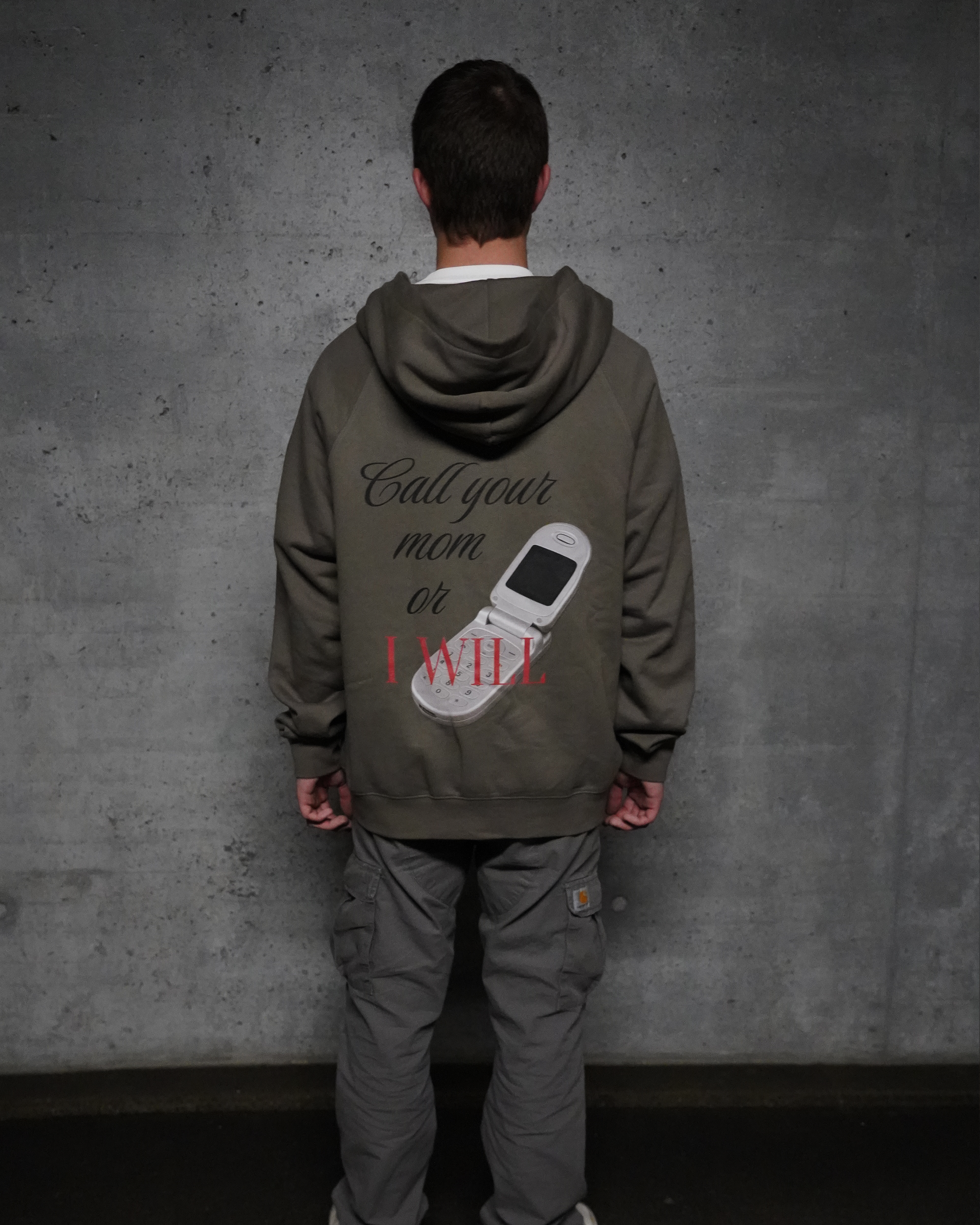 Call your mom or I will - Full-Zip Hoodie